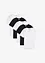 T-skjorte med V-hals (5-pack), bonprix