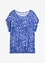 Oversized topp med trykt mønster, bonprix