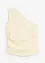 One shoulder-topp i strukturert materiale, bonprix