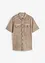 Kortermet skjorte i vasket look, bonprix