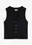 Ribbet vest i strikket stil, bonprix