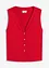 Ribbet vest i strikket stil, bonprix
