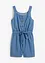 Jeans-jumpsuit i fint fallende bomull, bonprix