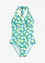 Shape-halterneck-badedrakt, middels formende, bonprix