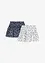 Jerseyskjørt i 100% økologisk bomull (2-pack), bonprix