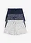 Jerseyshorts i 100% økologisk bomull (3-pack), bonprix