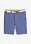 Stretchbermuda med belte, Regular Fit, bonprix