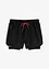 2-i-1-treningsshorts i ultralett materiale, bonprix