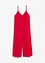 Jumpsuit av viskosemiks med regulerbare stropper, bonprix