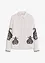 Bluse i myk viskosemiks med broderi, bonprix