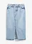 Midiskjørt i denim, bonprix