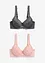 BH med bøyle (2-pack), bonprix