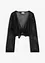 Kort strandtopp i heklet look, bonprix
