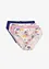 Høy truse med økologisk bomull (4-pack), bonprix