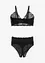 Bustier+stringtruse ouvert (2-delt sett), bonprix