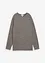 Lang sweatshirt i strikket look, bonprix