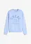 Oversized sweatshirt i 100% bomull, bonprix