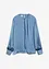 Bluse i lett sateng, bonprix