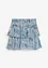 Kappeskjørt av strukturert chiffon, bonprix