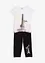 Topp og 3/4-lang leggings i 100% økologisk bomull (2-delt sett), bonprix