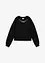 Oversized sweatshirt med strass, bonprix