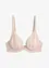 Triangel-BH med blomstret blonde, bonprix