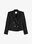 Dobbelspent kort blazer med strukturmønster, bonprix