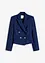 Dobbelspent kort blazer med strukturmønster, bonprix