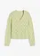 Cardigan med hullmønster, bonprix