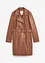 Skinn trenchcoat, bonprix