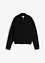 Sweatshirt i 100% økologisk bomull med glidelås, bonprix
