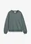 Sweatshirt med blondebesetning, bonprix