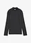 Langermet, ribbet topp, bonprix