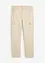 Relaxed Fit-cargobukse i bomullskanvas, Straight, bonprix