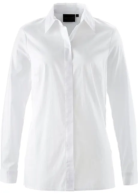 Lang stretchbluse, bonprix