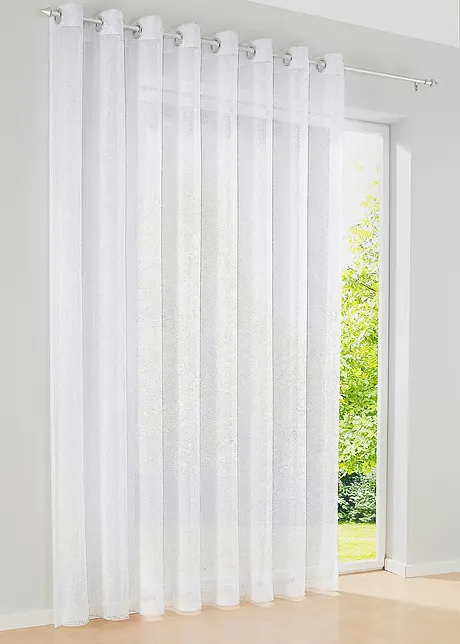 Gardinlengde i sablé med resirkulert polyester, bonprix