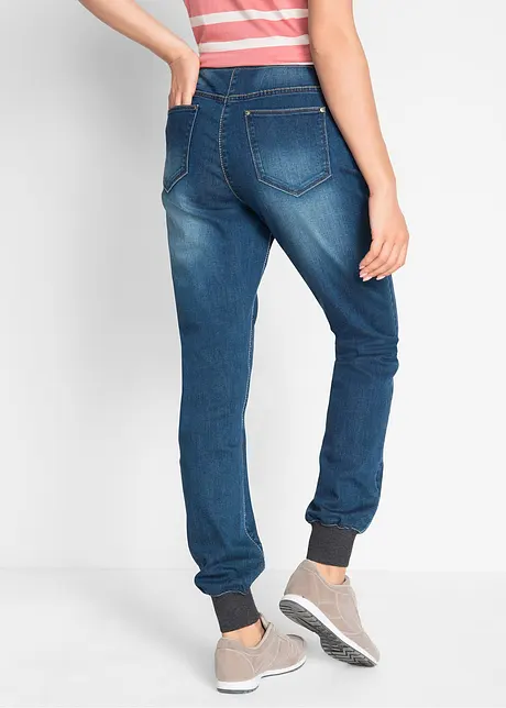 Boyfriend-jeans med elastisk linning, bonprix