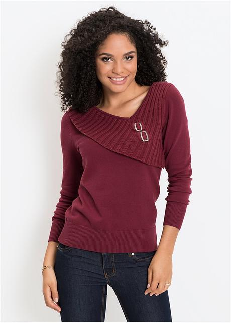 Genser burgunder lilla BODYFLIRT kjøp online bonprix.no Genser burgunder lilla BODYFLIRT kjøp online bonprix.no