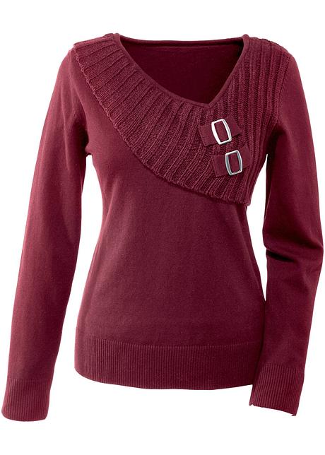 Genser burgunder lilla BODYFLIRT kjøp online bonprix.no Genser burgunder lilla BODYFLIRT kjøp online bonprix.no