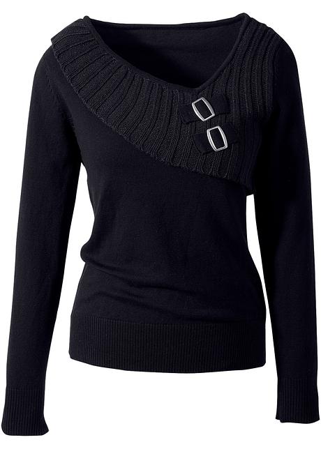 Genser sort Dame bonprix.no Genser burgunder lilla BODYFLIRT kjøp online bonprix.no