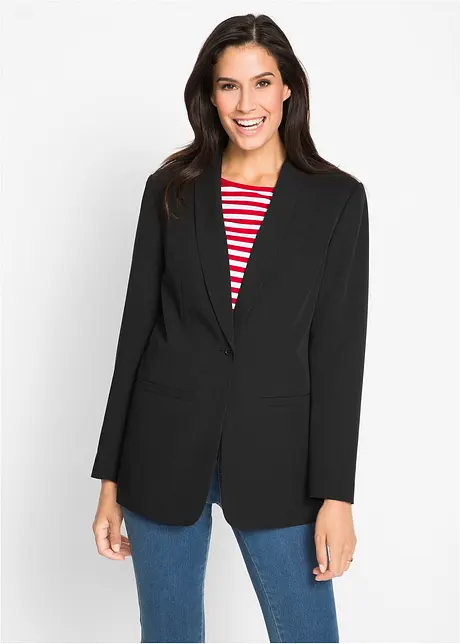 Lang, litt videre blazer, lang arm, bpc bonprix collection