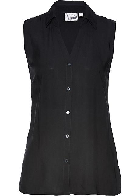 Viskose bluse uten arm Viskose bluse uten arm