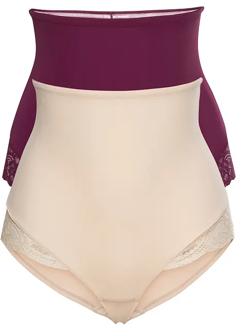 Shape-truse med høy midje, lett formende (2-pack), bonprix