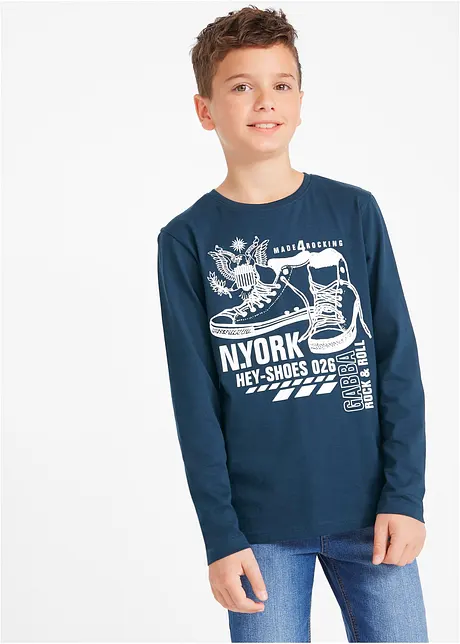 Langermet topp, gutt, bpc bonprix collection