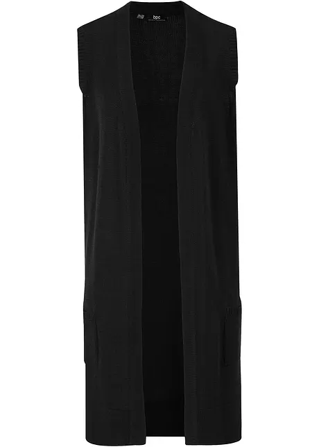 Lang strikkevest, bonprix