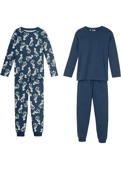 Pyjamas for barn (4-delt sett), bonprix