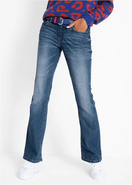 Komfortabel jeans med stretch, Bootcut, bonprix