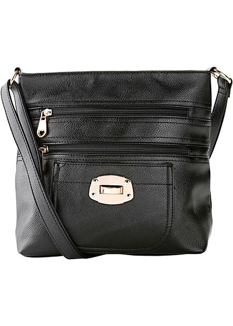 Skulderveske sort bpc bonprix collection bestill online Veske med rom for paraply sort Dame bpc bonprix
