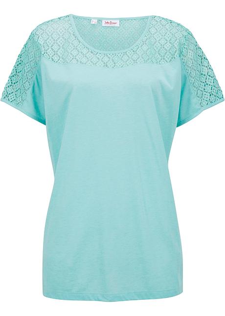 T shirt med blonde aquapastell melert Dame bonprix.no T skjorter til dame handler du hos bonprix.no