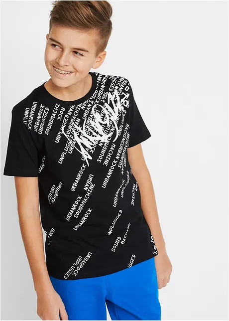 T-skjorte i 100% bomull, Slim Fit, bonprix